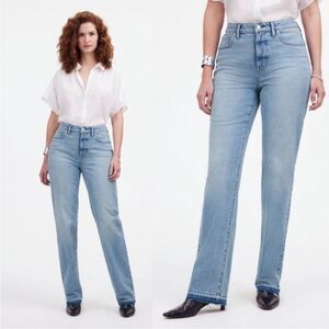 Madewell The Curvy Mid-Rise Straight Leg Jeans